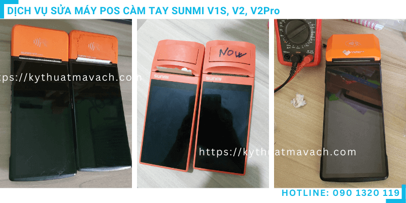 Dịch vụ sửa máy POS cầm tay Sunmi